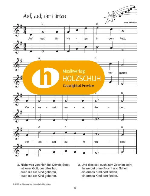 Auf, auf, ihr Hirten